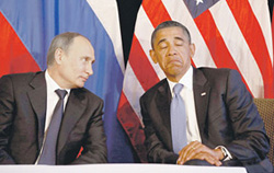 Путин и Обана